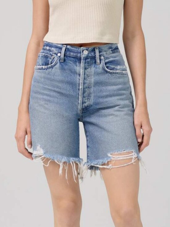 Citizens Of Humanity Pants - Citizens of Humanity Camilla Frayed Hem Short In Vanja